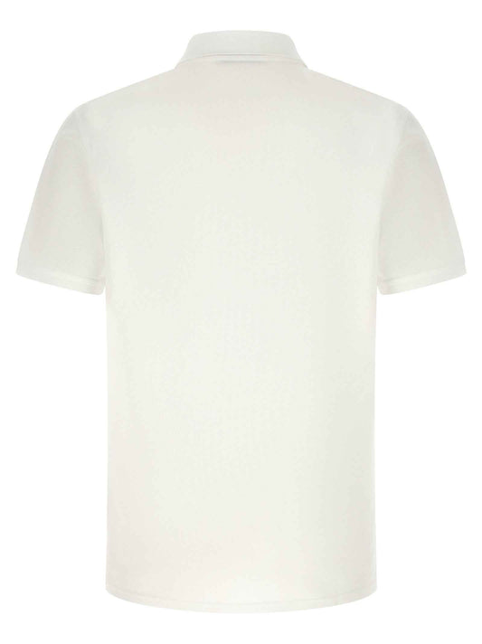 White Cotton Polo Shirt