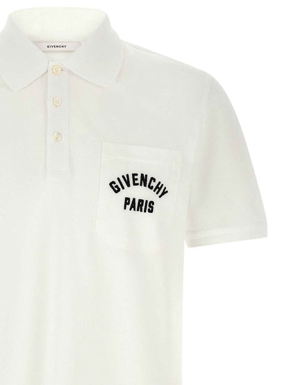 White Cotton Polo Shirt