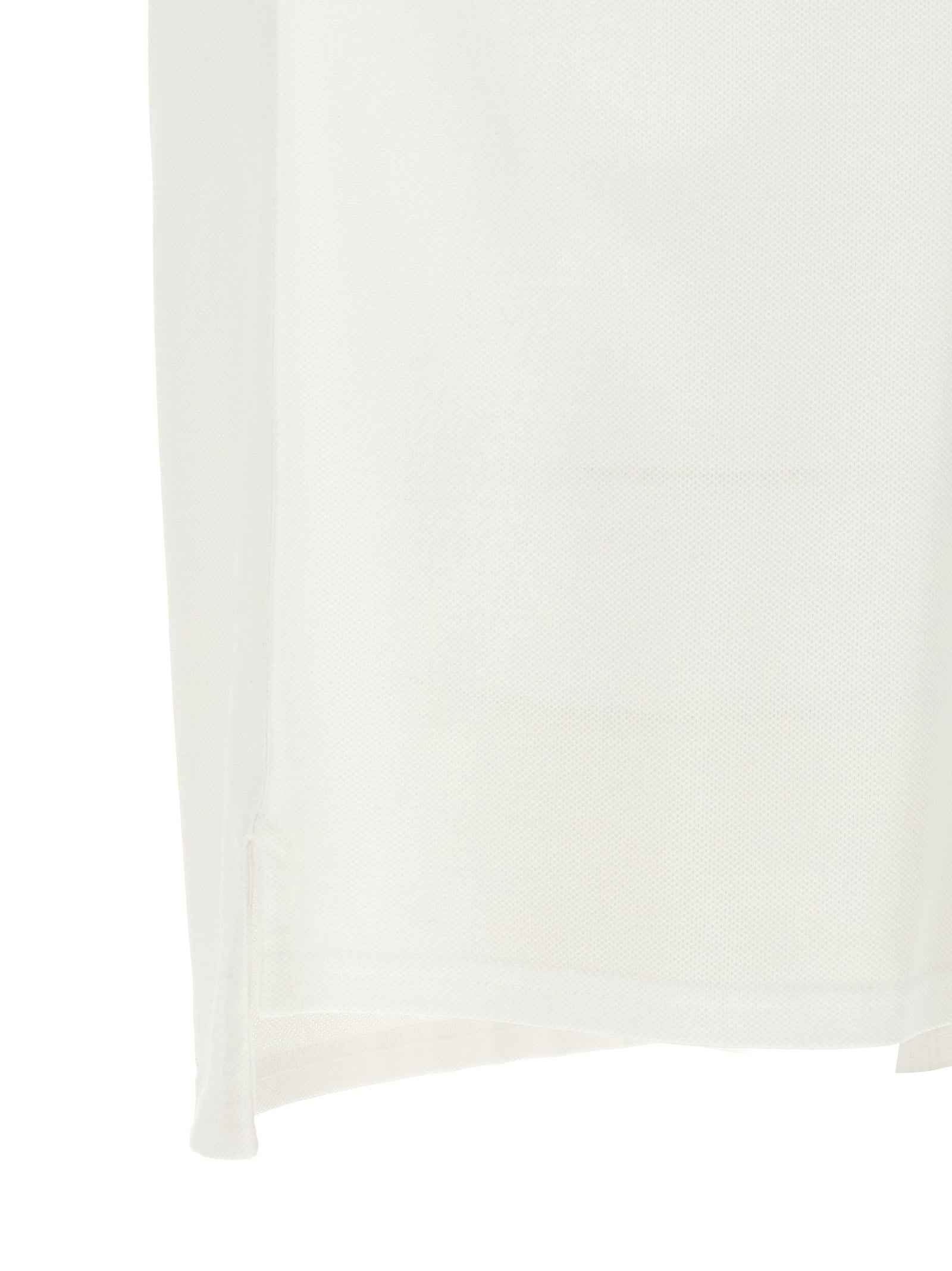 White Cotton Polo Shirt