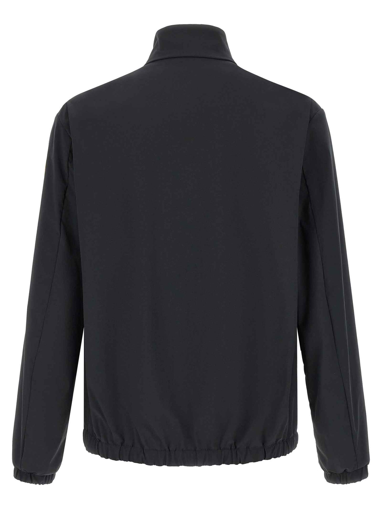 Black Polyester Shell Jacket