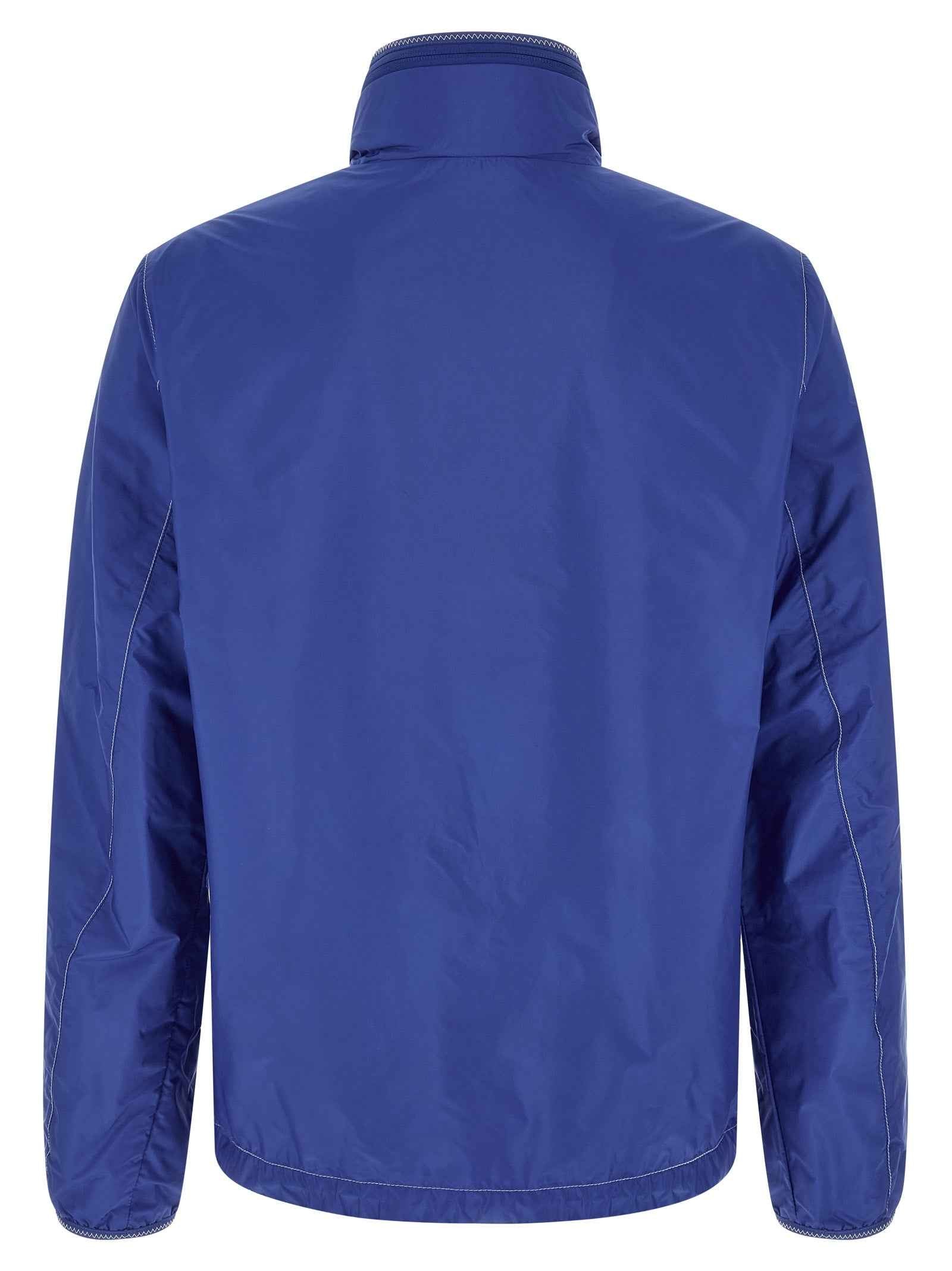 Blue Polyamide Shell Jacket