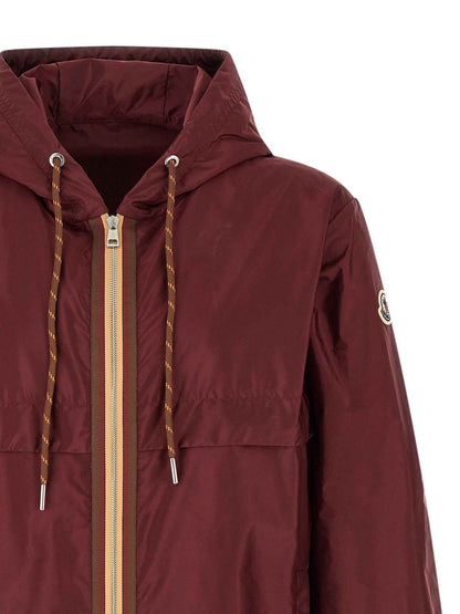 Bordeaux Polyamide Shell Jacket