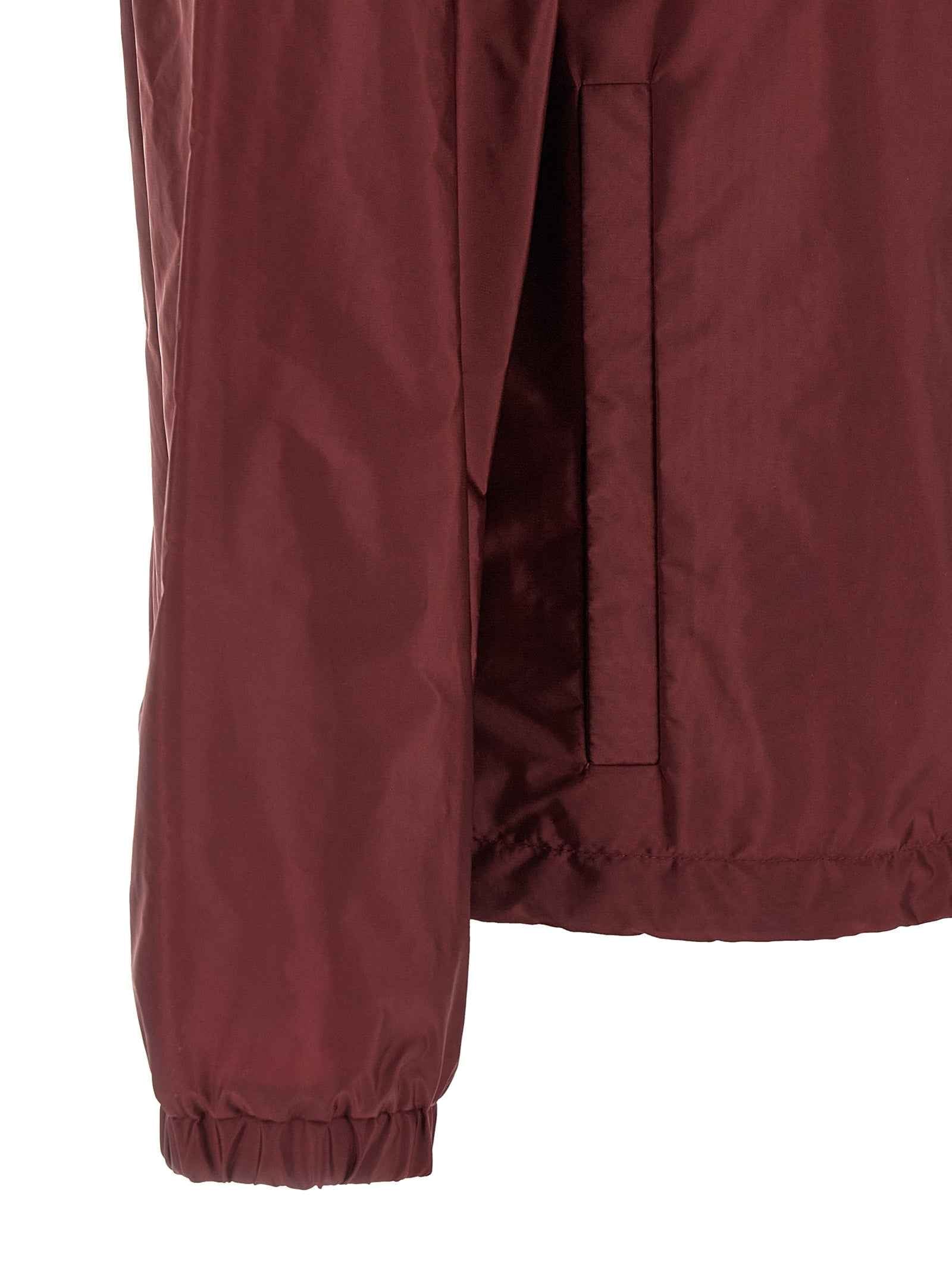 Bordeaux Polyamide Shell Jacket