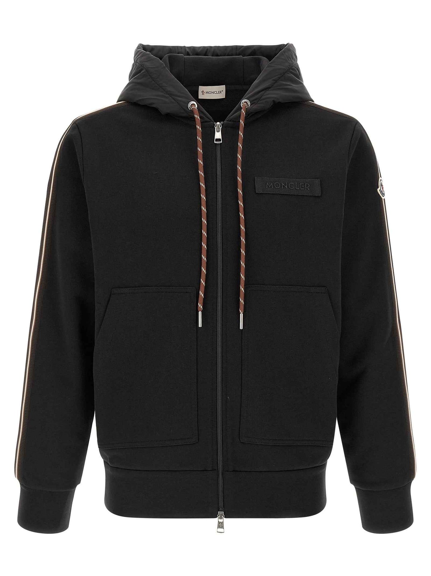 Black Polyamide Sweatshirt