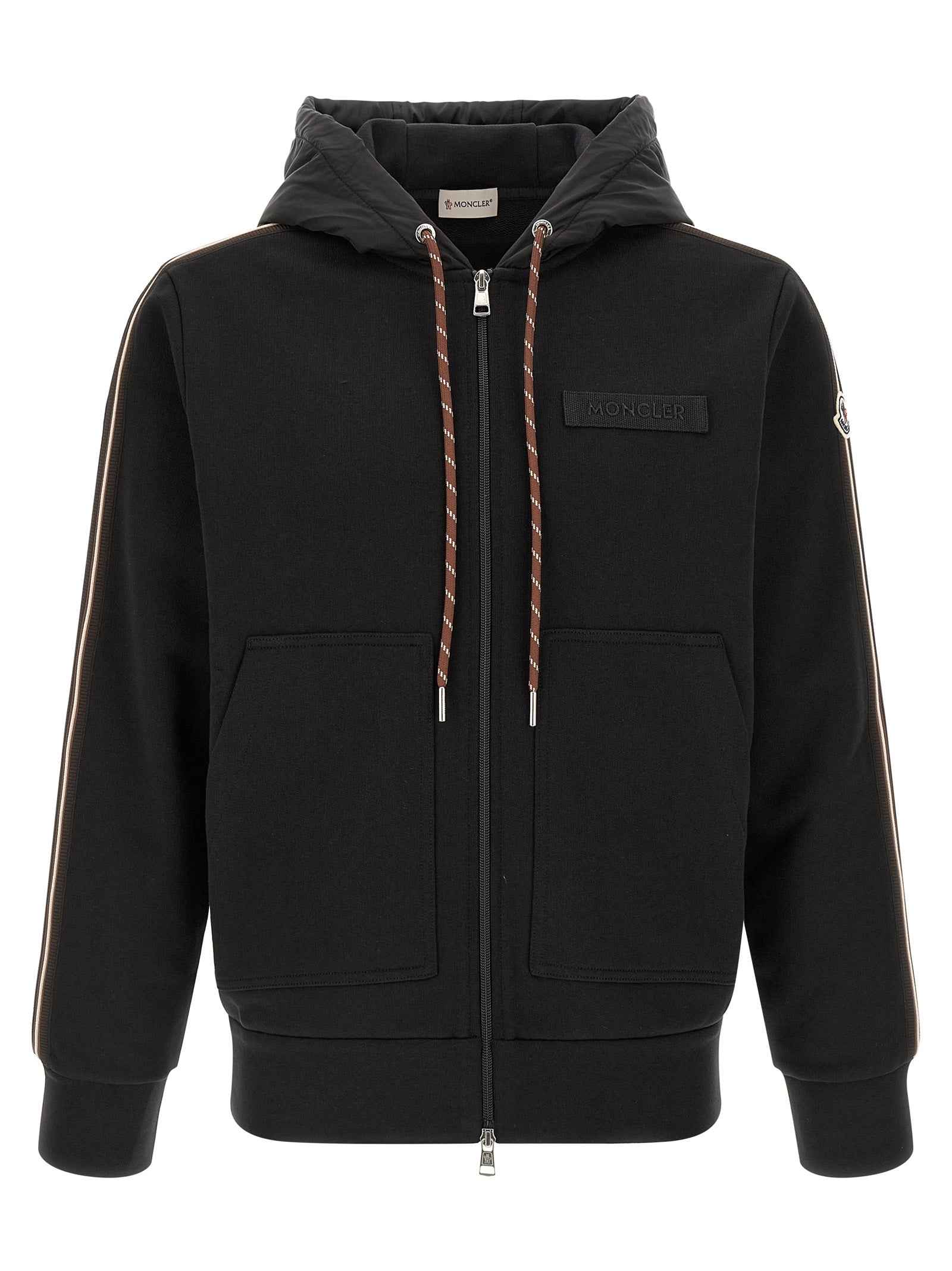 Black Polyamide Sweatshirt