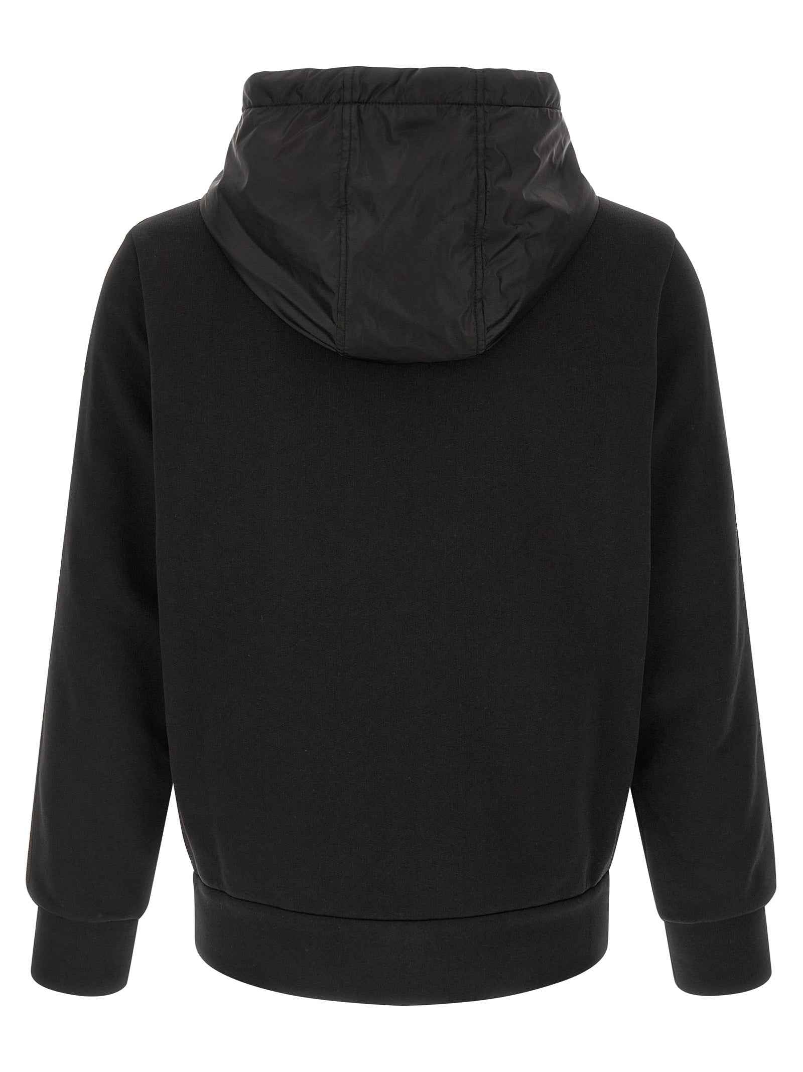Black Polyamide Sweatshirt