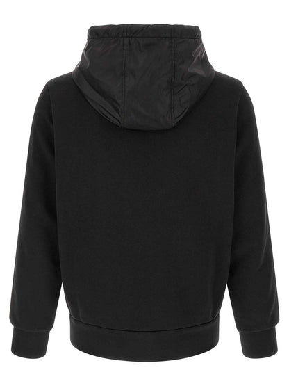 Black Polyamide Sweatshirt