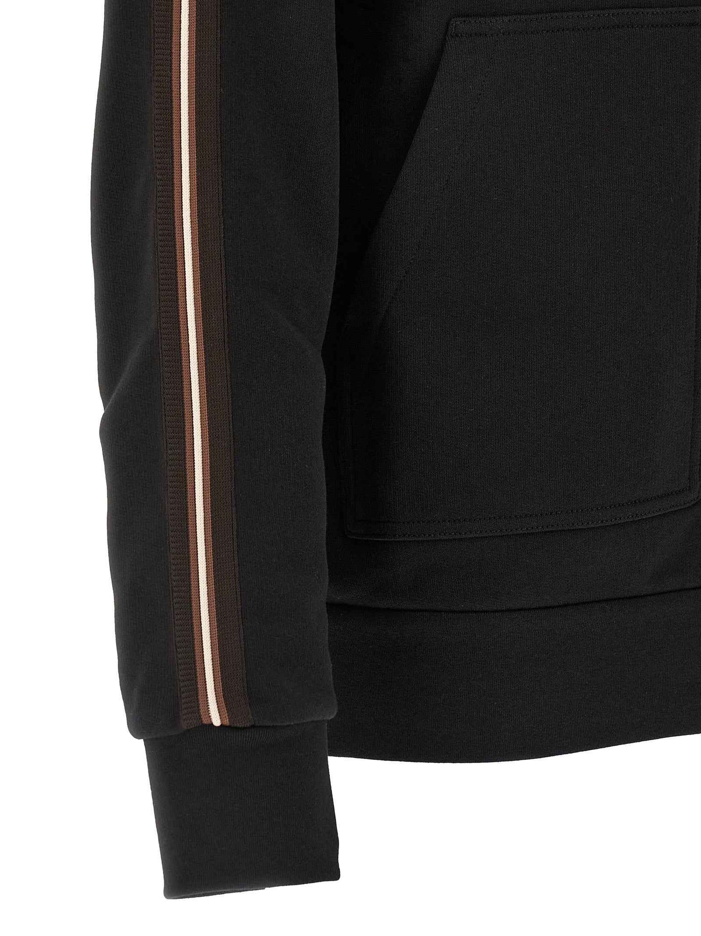 Black Polyamide Sweatshirt