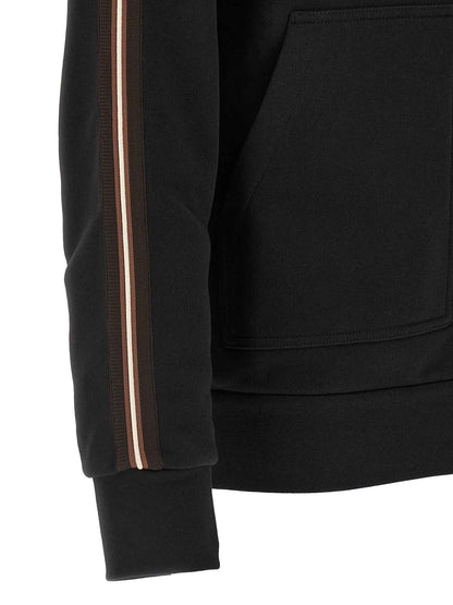 Black Polyamide Sweatshirt