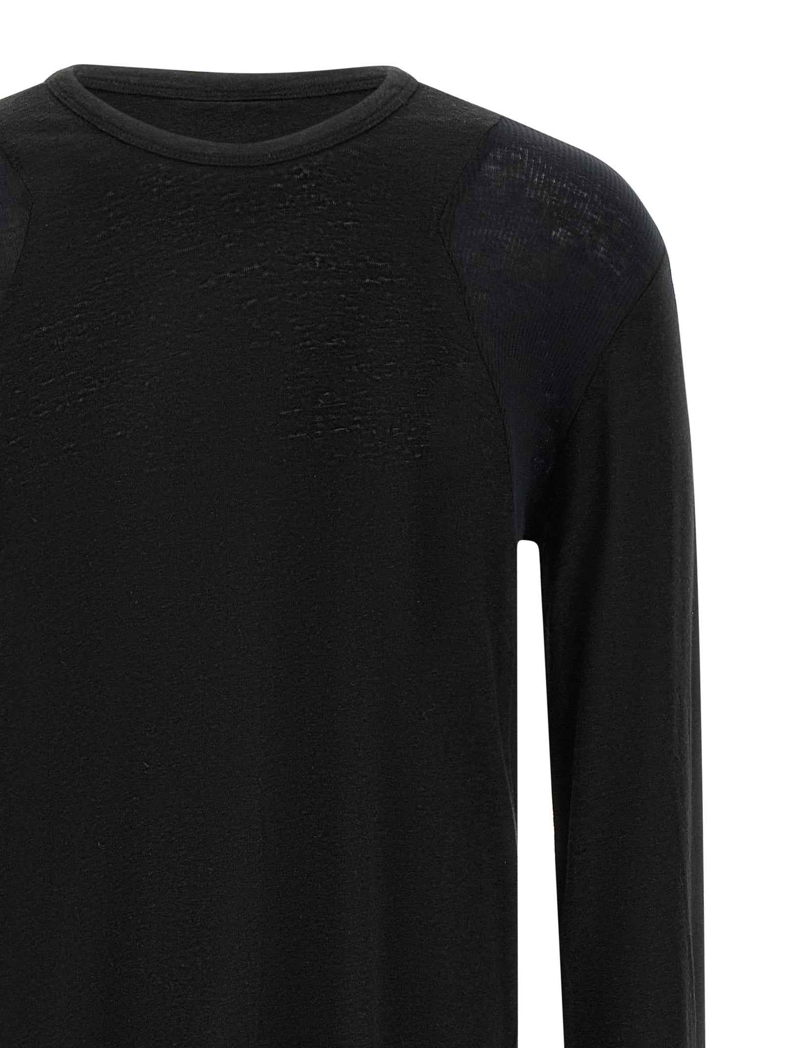 Black Viscose T-Shirt