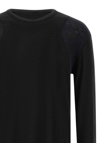 Black Viscose T-Shirt
