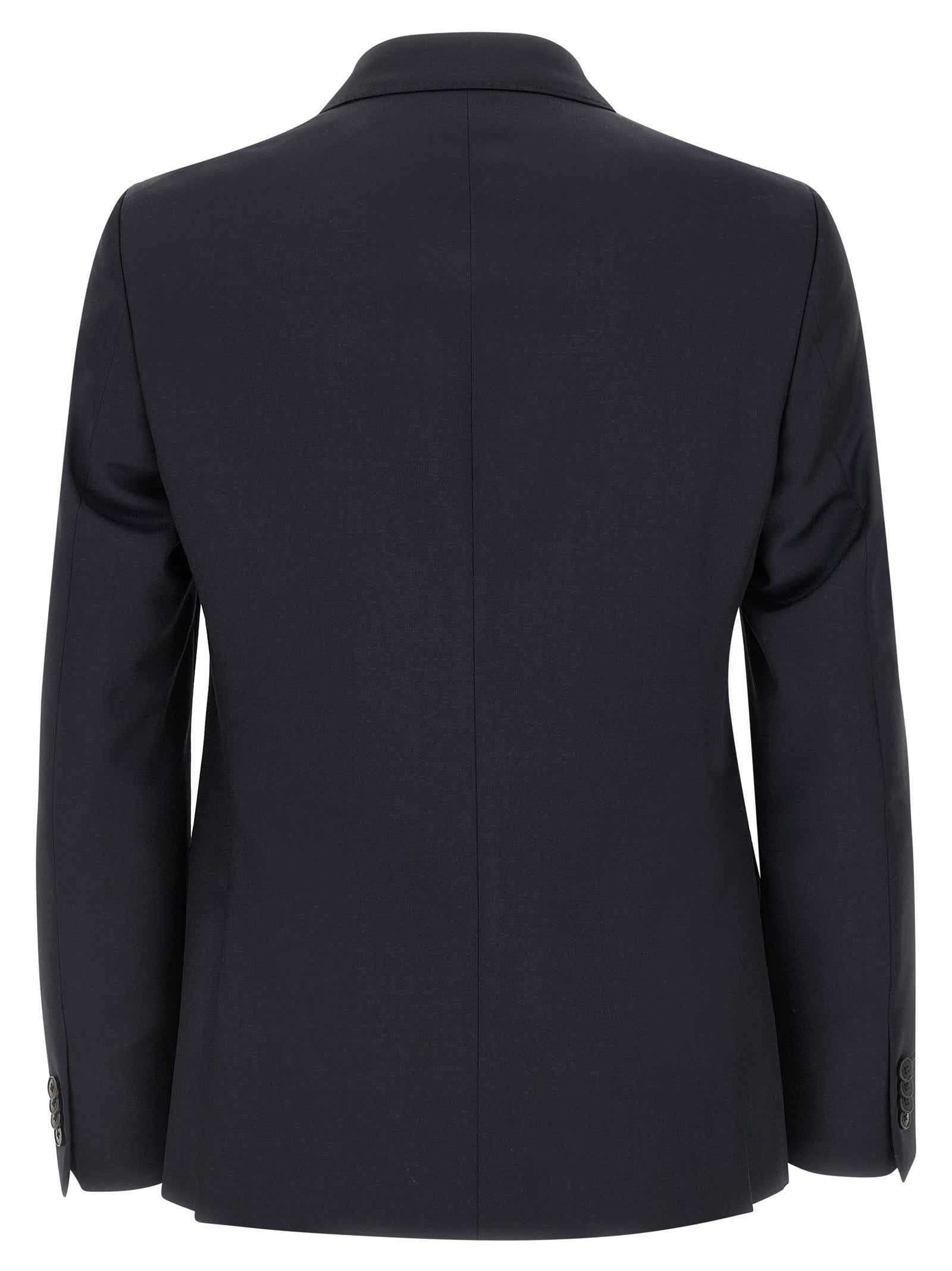 Blue Wool Two-Piece Suit
