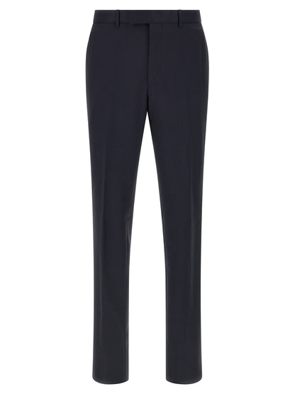 Blue Wool Two-Piece Suit