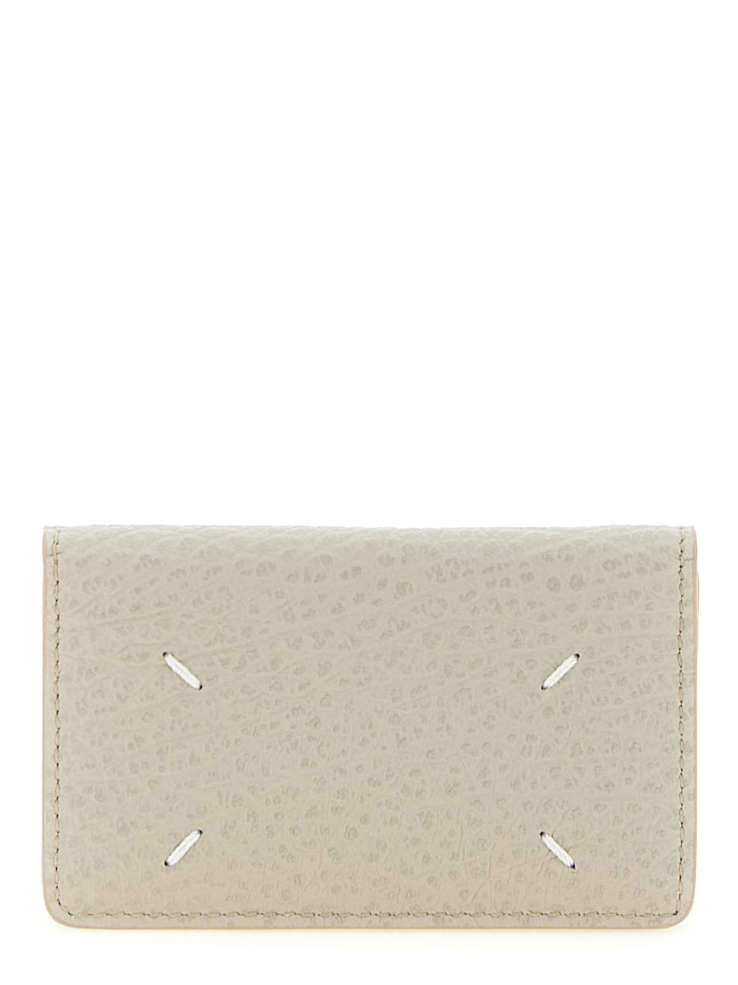 Gray Bovine Leather Cardholder
