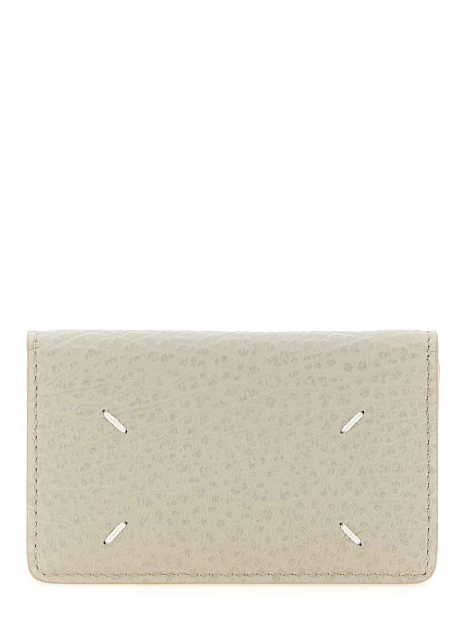 Gray Bovine Leather Cardholder
