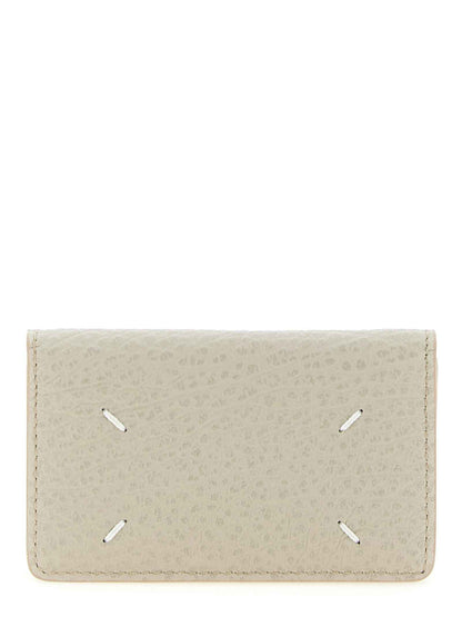 Gray Bovine Leather Cardholder