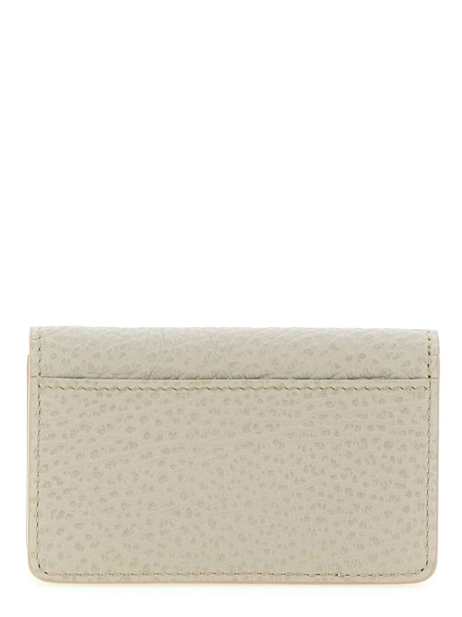 Gray Bovine Leather Cardholder
