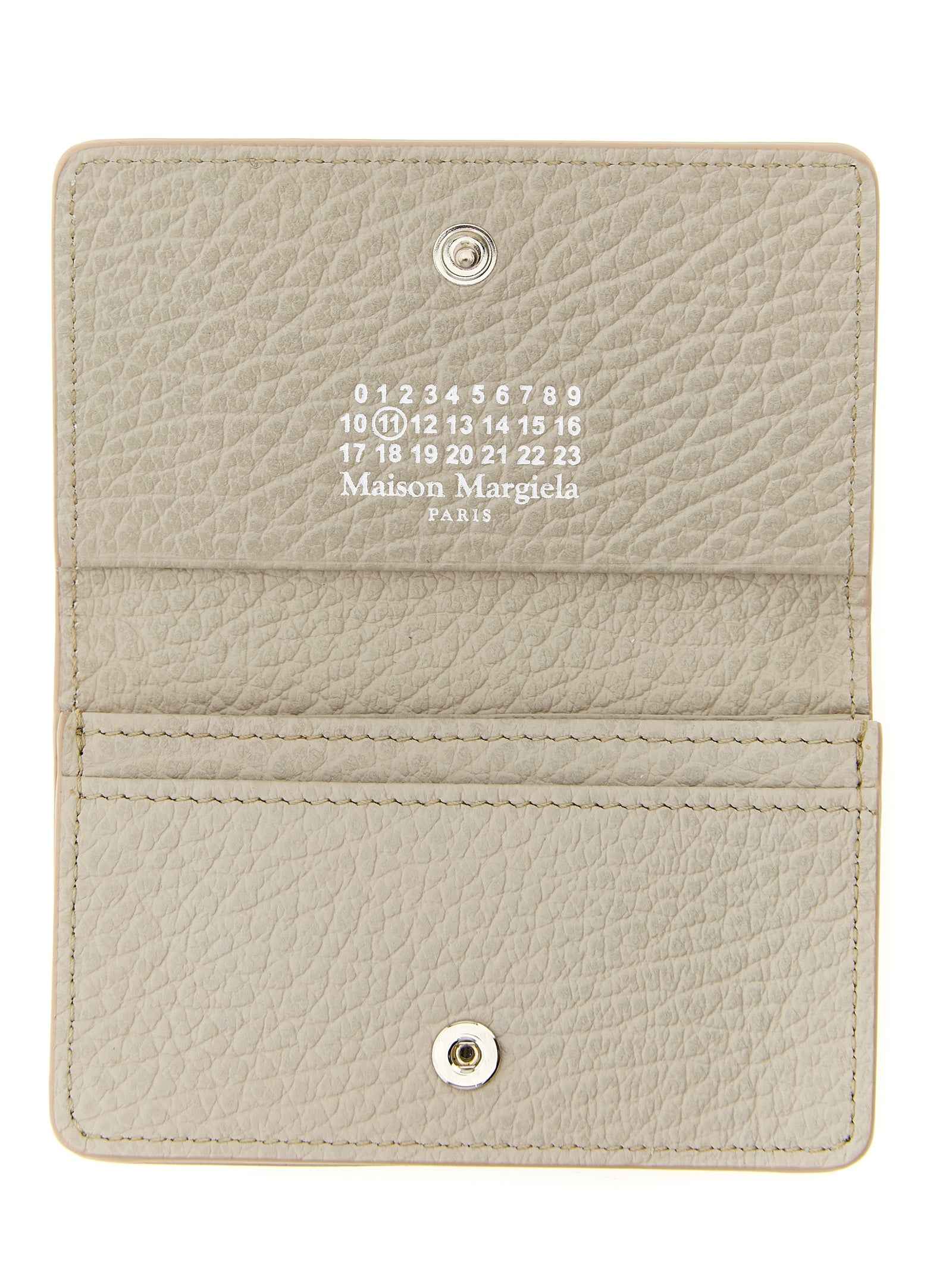 Gray Bovine Leather Cardholder