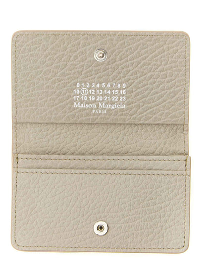 Gray Bovine Leather Cardholder