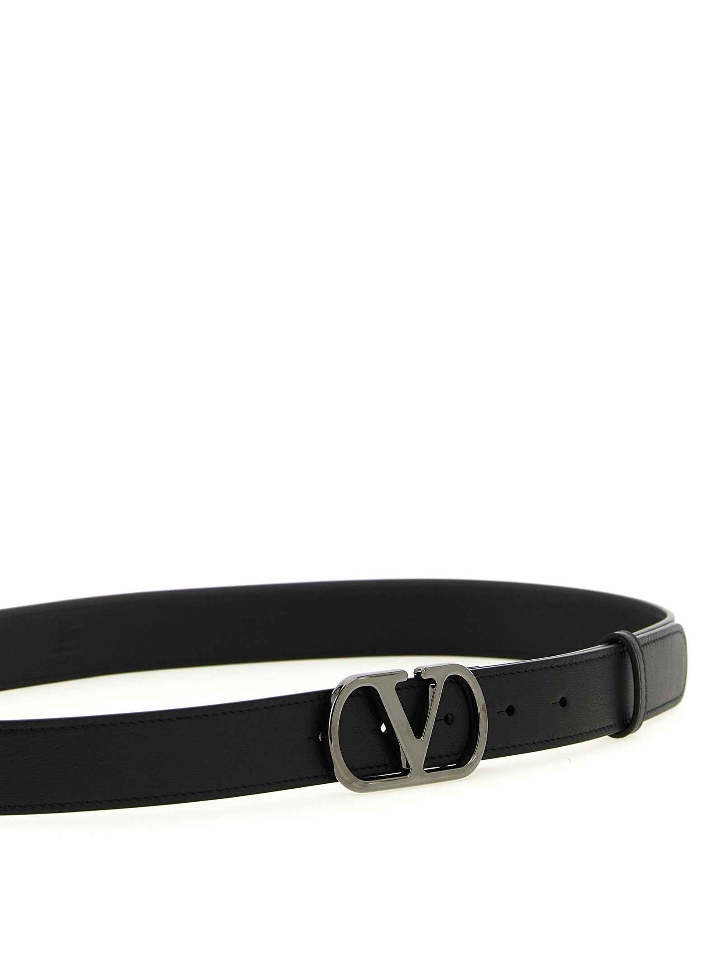 Black Calfskin Regular Belt