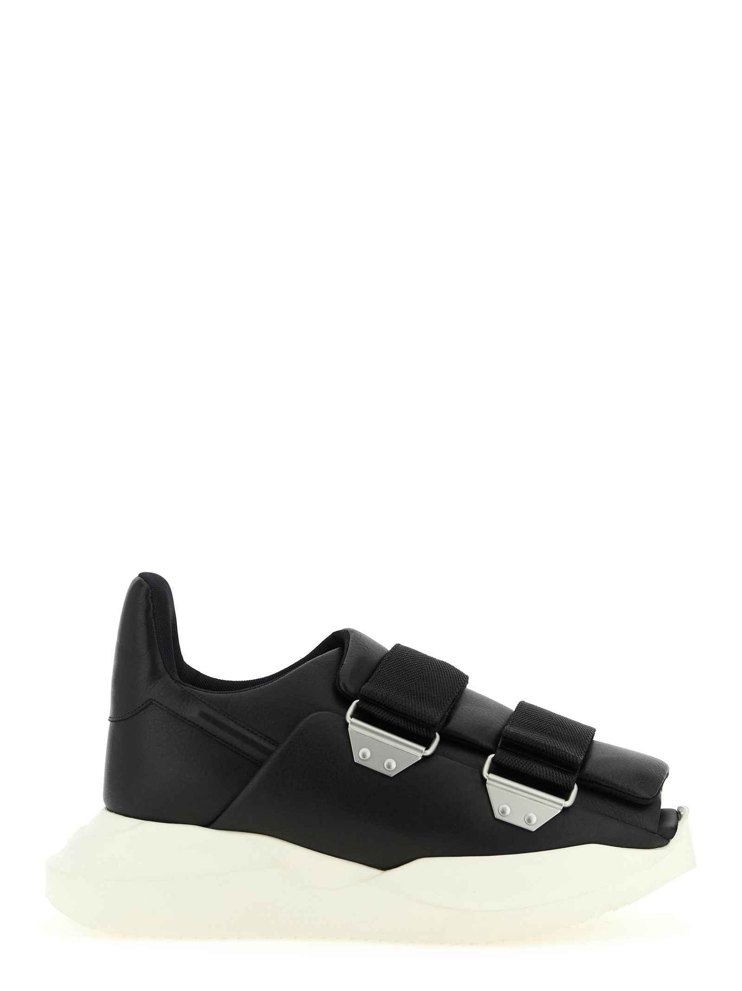 Black Calfskin Athletic Sneakers