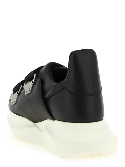 Black Calfskin Athletic Sneakers