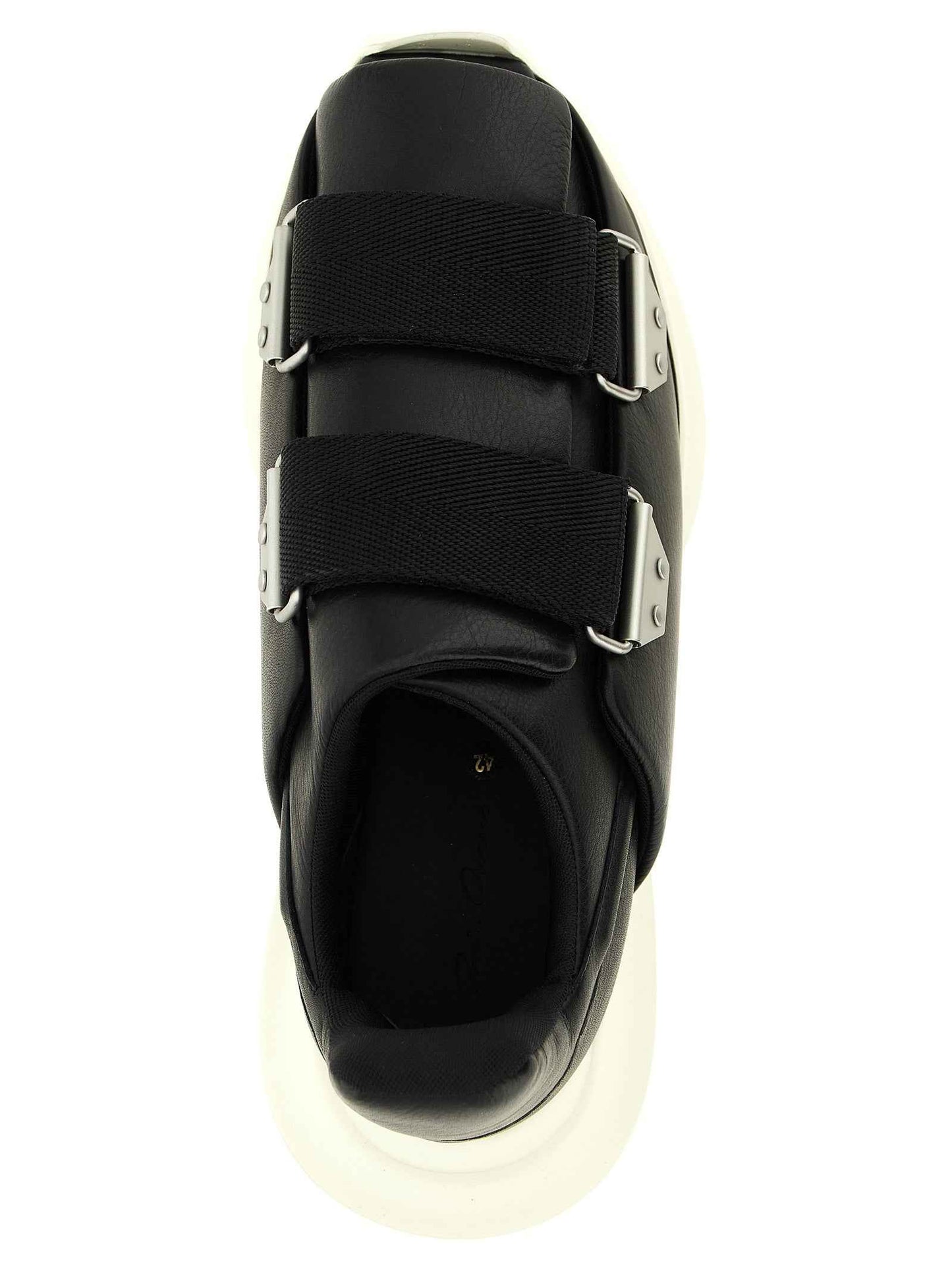 Black Calfskin Athletic Sneakers