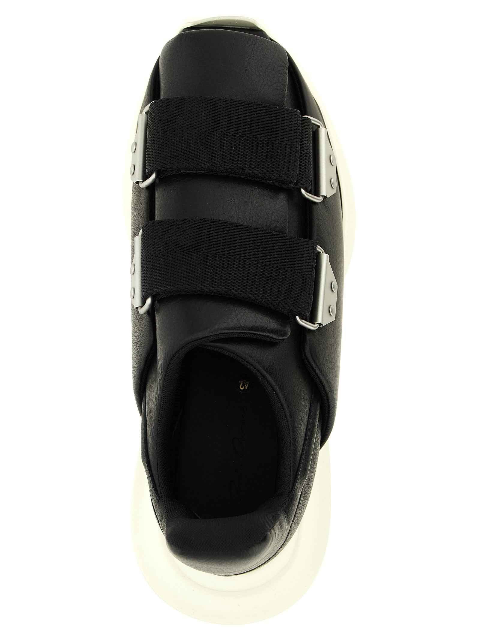 Black Calfskin Athletic Sneakers