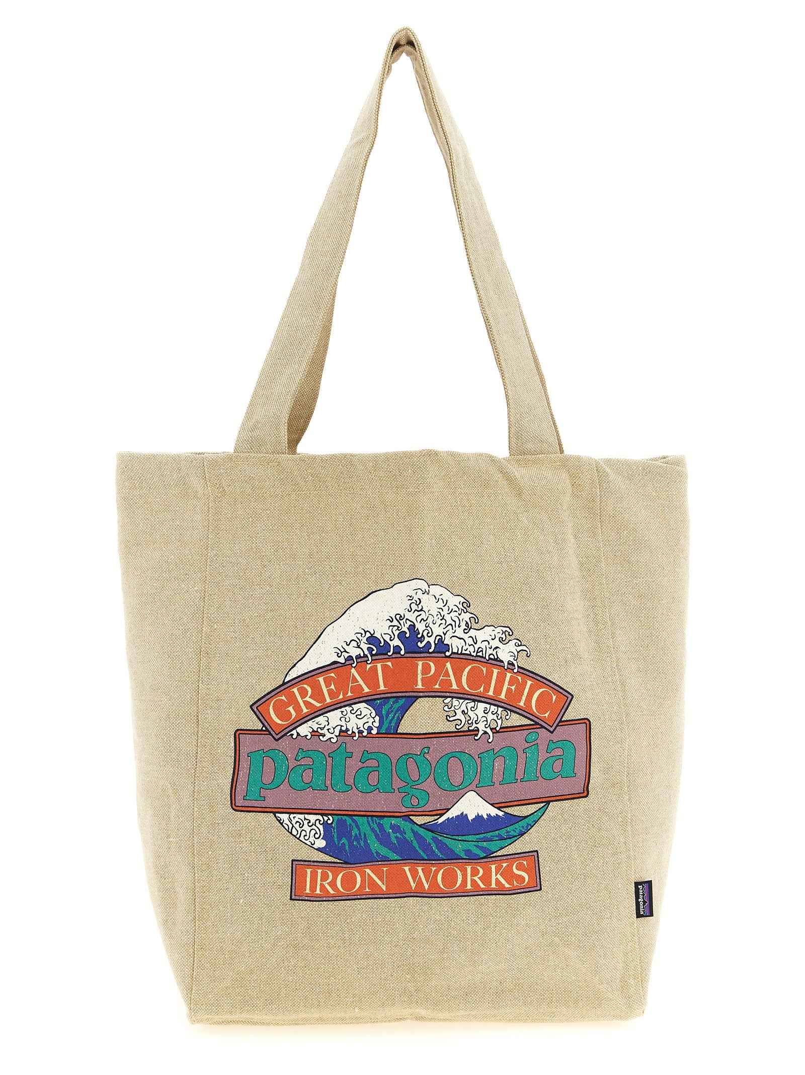 Beige Cotton Tote Bag