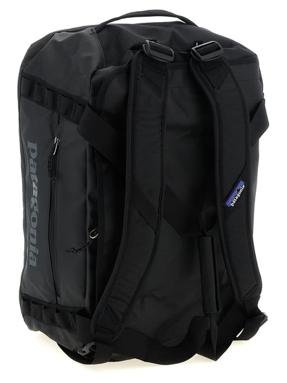 Black Polyester Backpack