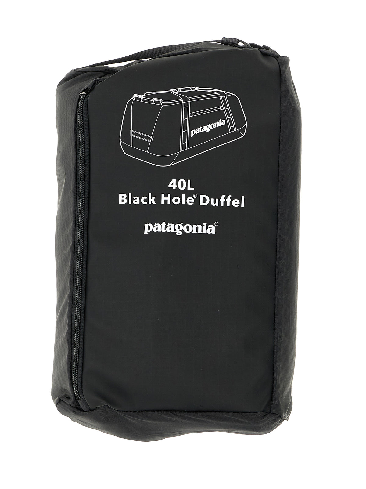 Black Polyester Backpack