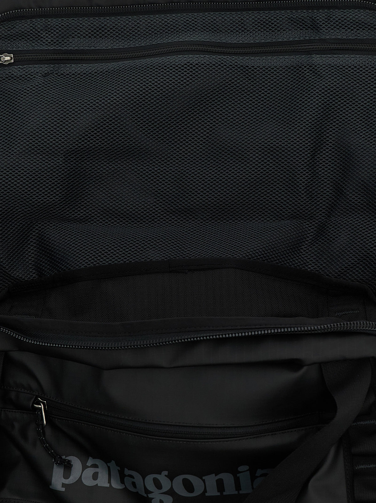 Black Polyester Backpack