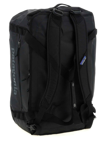 Black Polyester Backpack
