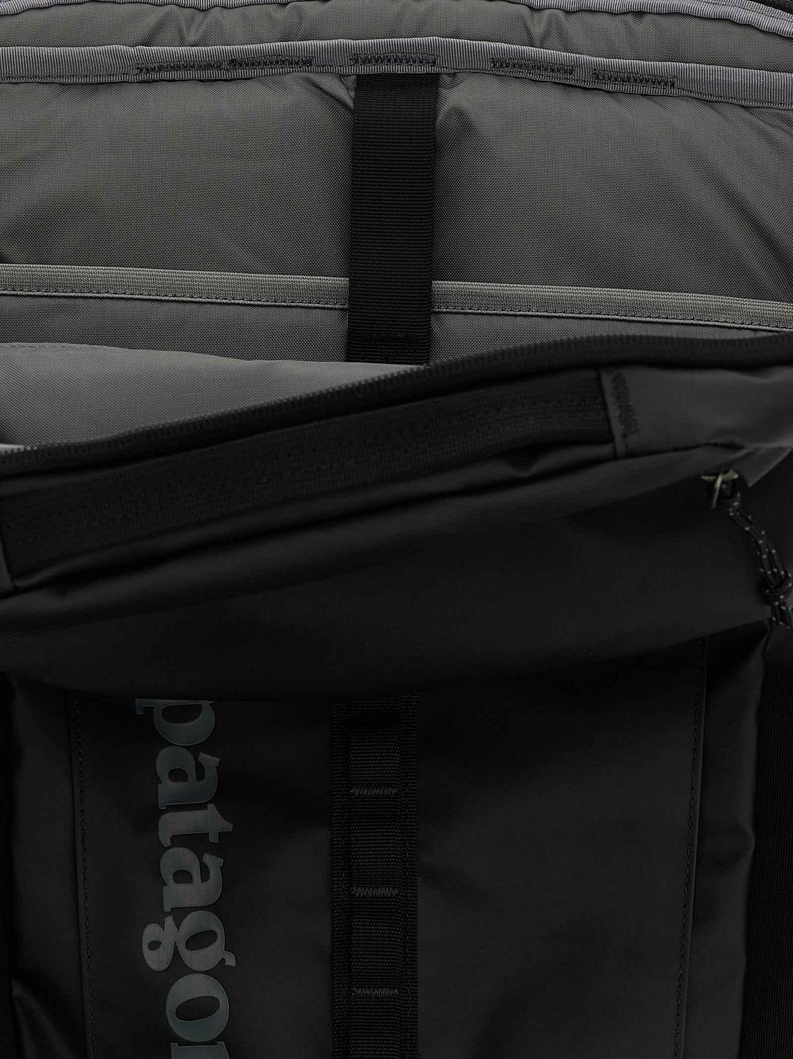 Black Polyester Backpack