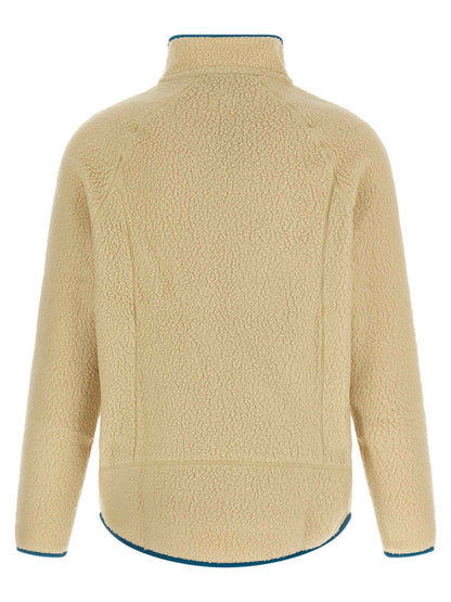 Beige Polyester Full-Length Jacket