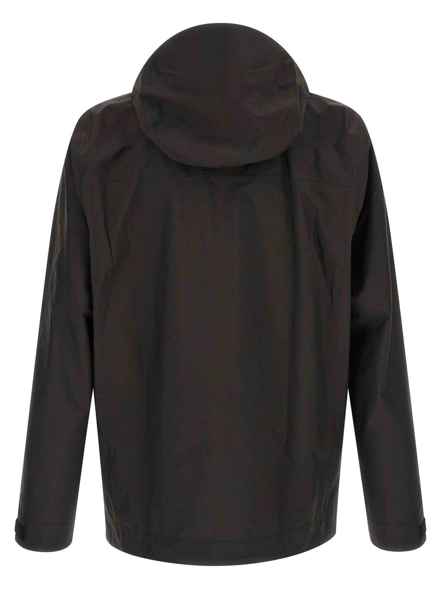Black Polyester Shell Jacket