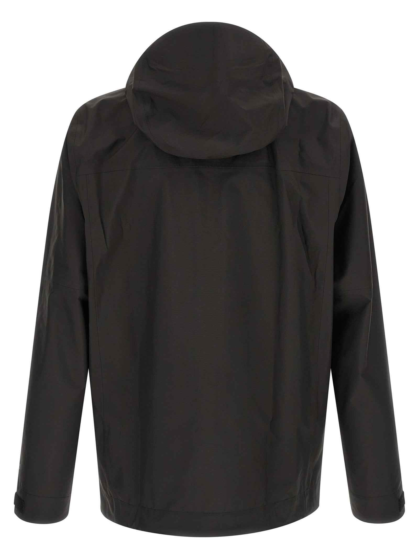 Black Polyester Shell Jacket