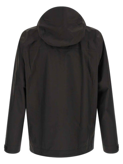 Black Polyester Shell Jacket
