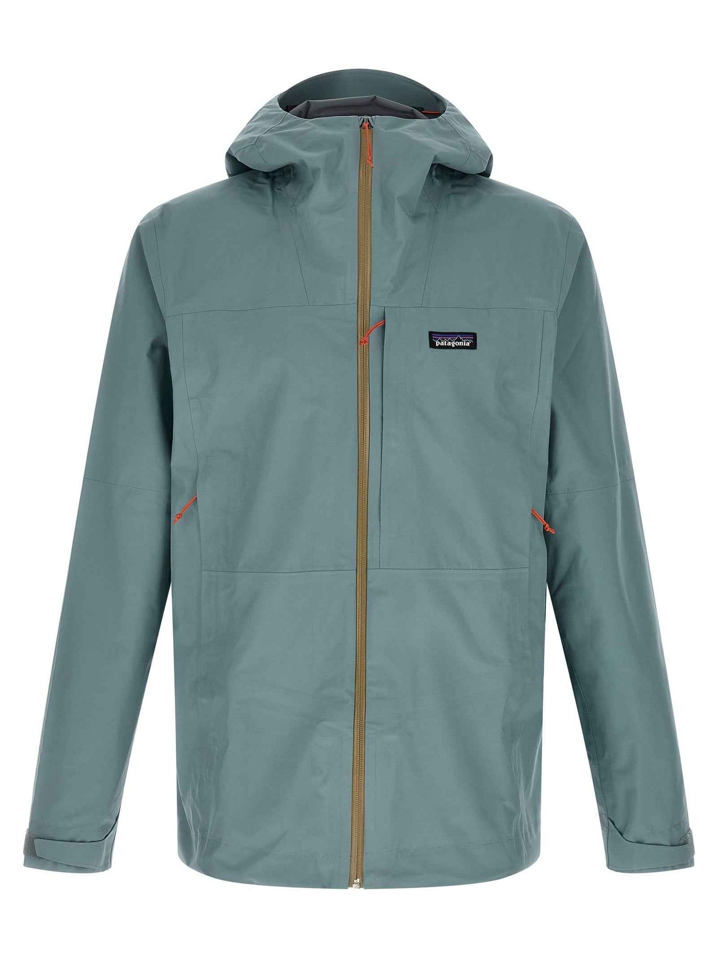 Blue Polyester Shell Jacket