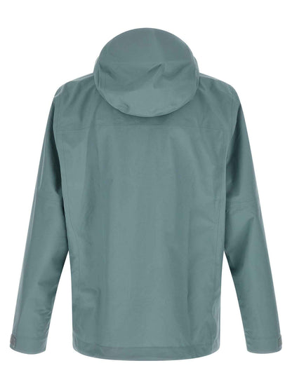 Blue Polyester Shell Jacket