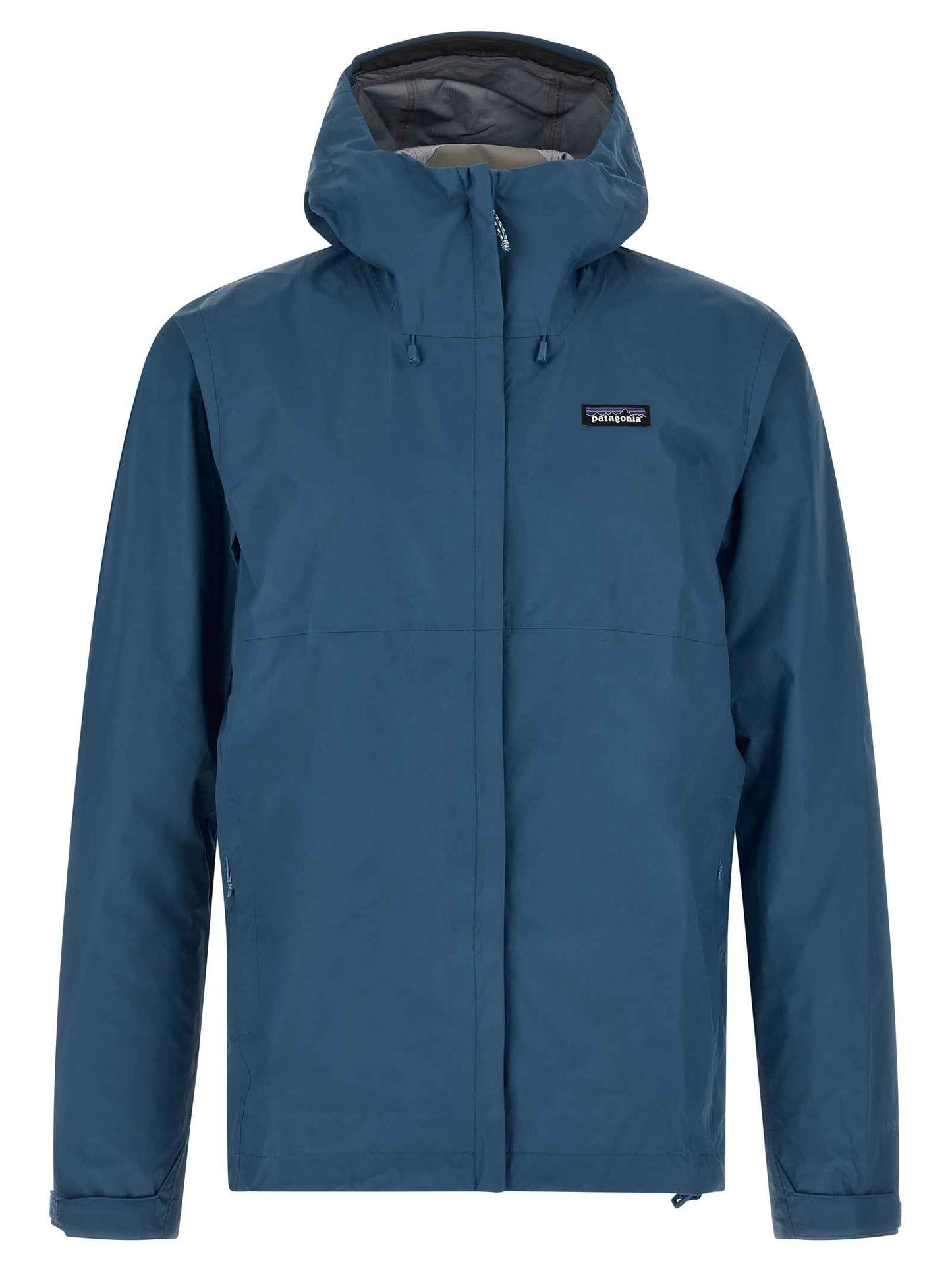 Blue Nylon Shell Jacket