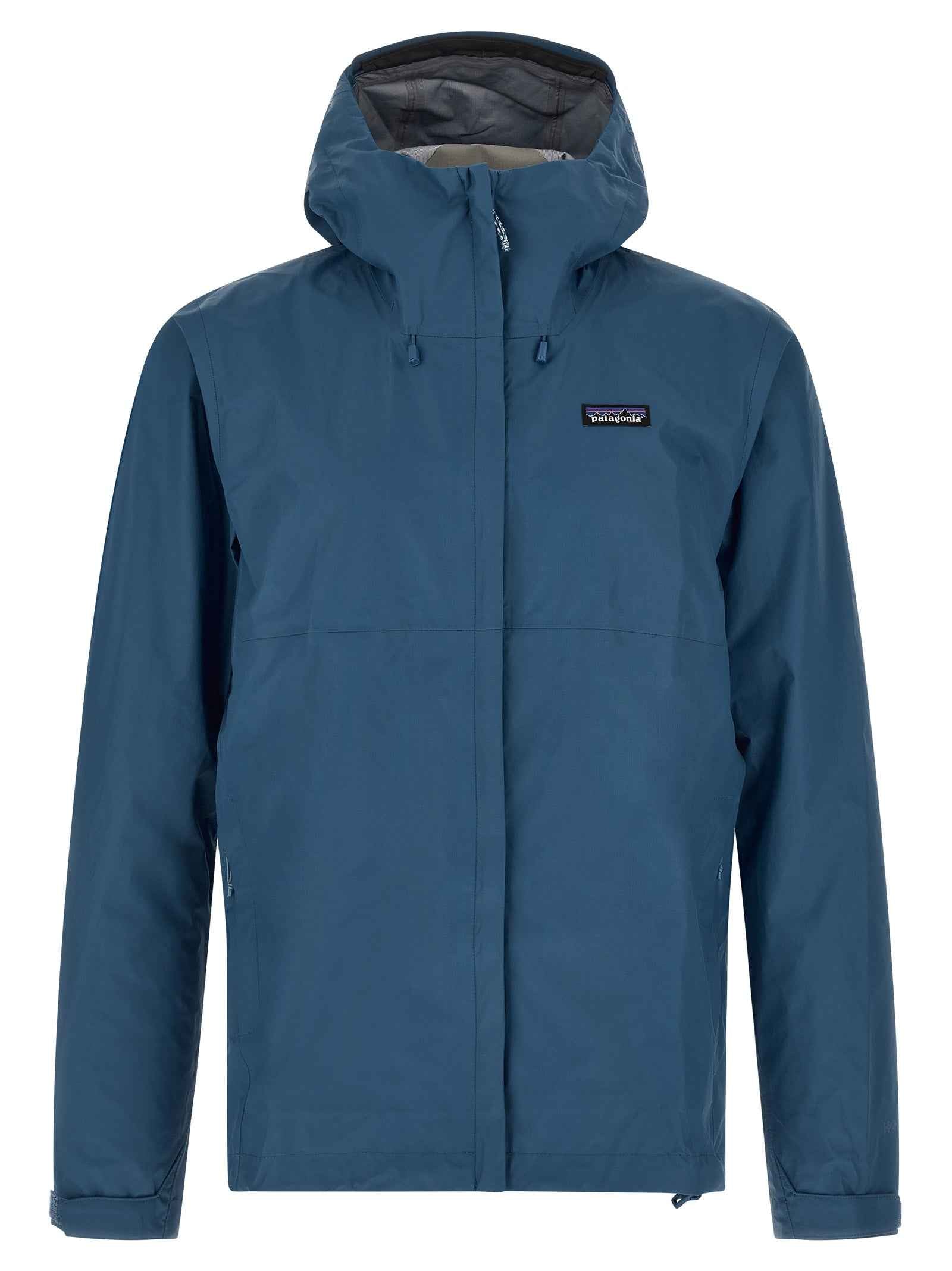 Blue Nylon Shell Jacket