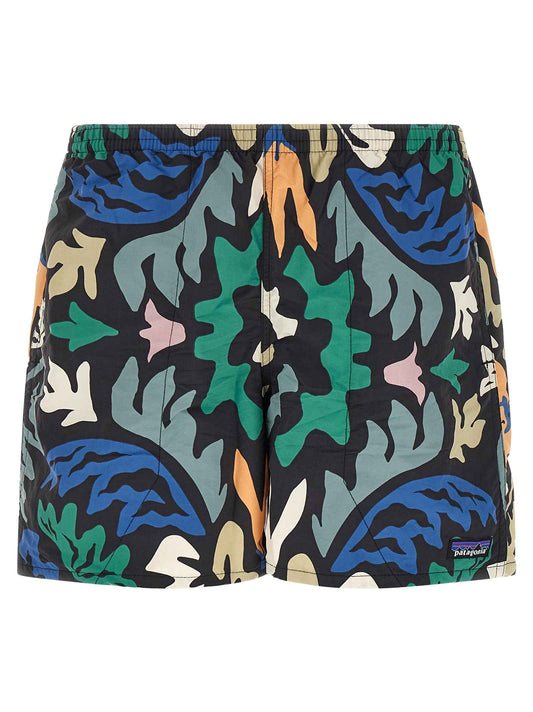 Multicolor Polyester Swim Shorts