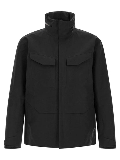 Black Nylon Shell Jacket