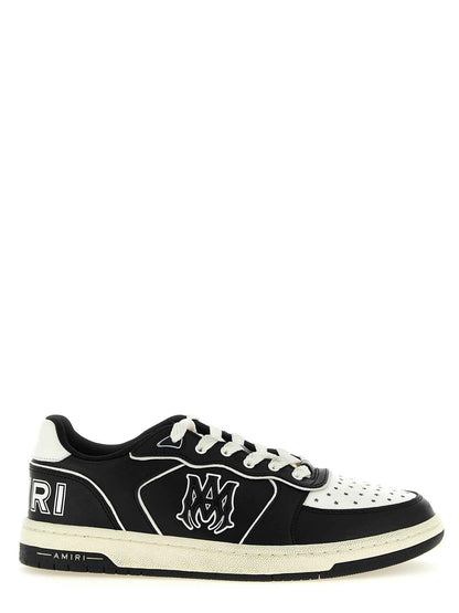 Bicolor Bovine Leather Low Top Sneakers