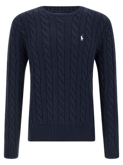 Blue Cotton Cardigan