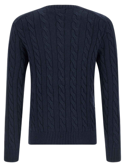 Blue Cotton Cardigan