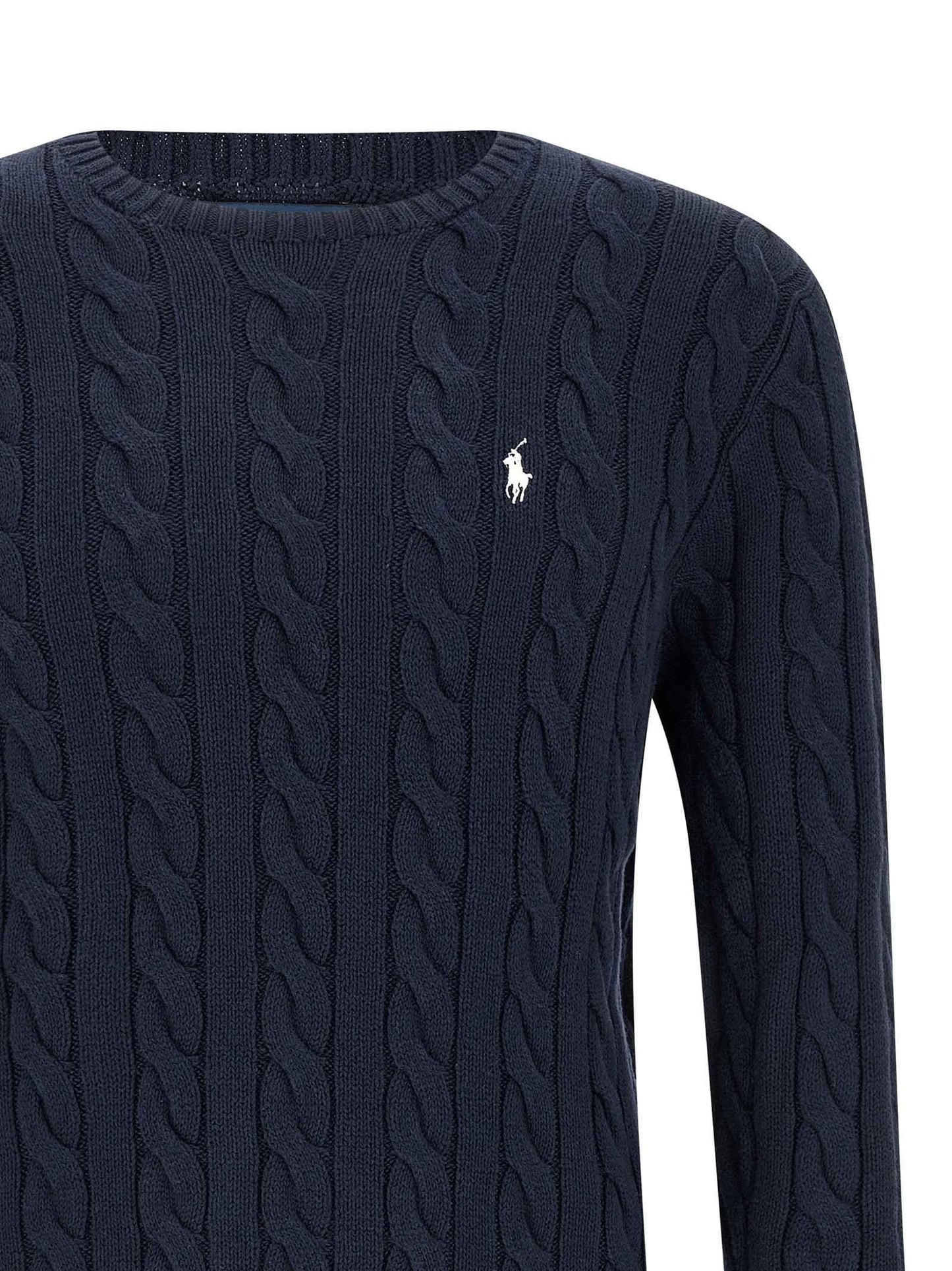 Blue Cotton Cardigan