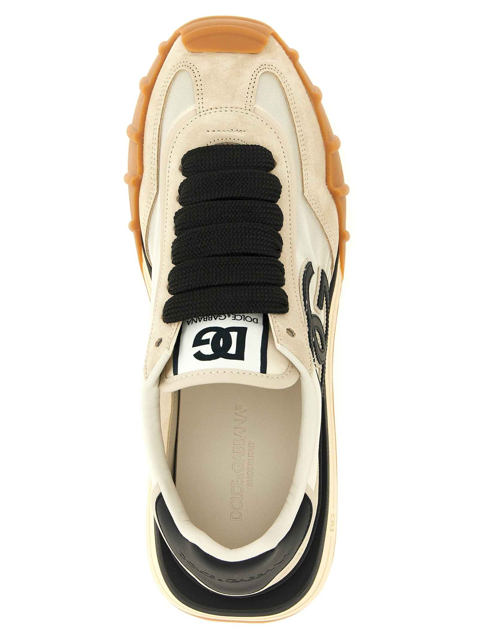 Black Calfskin Athletic Sneakers