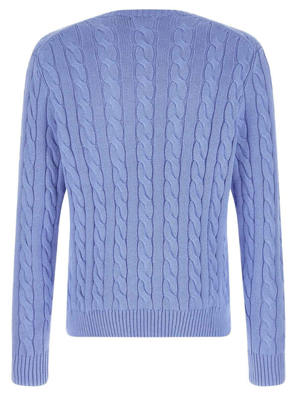 Blue Cotton Cardigan
